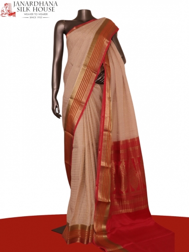 Pure Mysore Crepe Silk Saree